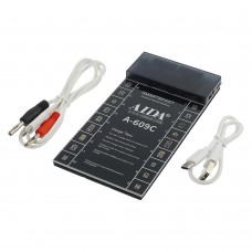 Плата активации и зарядки аккумуляторов Aida A-609C цифр. инд. (18 разъемов для тел. на Android; кабели Type-C/ USB A,Type-C/