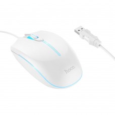 Игровая мышь Hoco GM37 с подсветкой белый