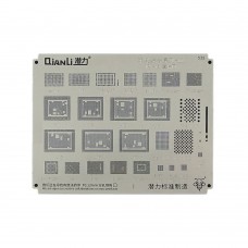 Трафарет BGA QianLi QS532 iPhone Universal 01, IP X-15 (WiFi, Baseband, Nand, NFC, A11-A17)