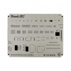 Трафарет BGA QianLi QS533 iPhone Universal 02, IP 6S-16 (Screen IC, Face ID, Infraкрасный, True Tone, Camera)