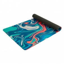 Игровая поверхность 900*400*2 mm, резиновое основание, абстракция синий 2