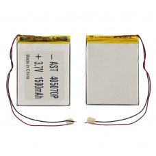 Аккумулятор 404872P универсальный с контроллером, 3 х 55 х 72 мм (1600 mAh)/ для смартфона, планшета