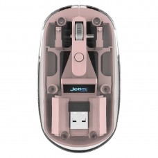 Беспроводная мышь Jedel WD131P прозрачнорозовый
