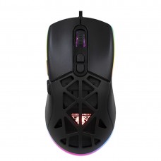 Проводная мышь Jedel GM1390 игровая с RGB подсветкой и сменной магнитной панелью черный