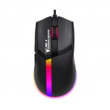Проводная мышь Jedel GM1401 игровая с RGB подсветкой черный