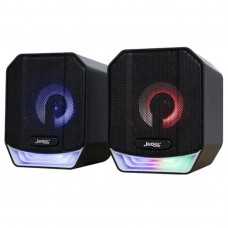 Настольные колонки Jedel S-561 с LED подсветкой 2x3W черный