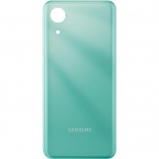 Задняя крышка для Samsung A032 Galaxy A03 core со стеклом камеры Mint (зелёная)