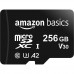 Карта памяти Amazon Basics 256GB MicroSDXC Memory Card + Adapter (LSMICRO256GU3)