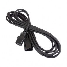 Кабель питания от сети PC-189, черный, 1.8 м, Atcom, IEC C14 - IEC C13, 3x0.75 мм? (10118)