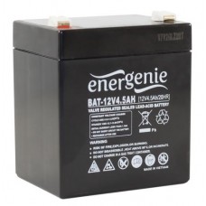 Аккумуляторная батарея EnerGenie, 12V, 4.5 Ач, AGM, T2, 100x89x70 мм, 1.4 кг (BAT-12V4.5AH) Аккумуляторная батарея EnerGenie, 12V, 4.5 Ач, AGM, T2, 100x89x70 мм, 1.4 кг (BAT-12V4.5AH)