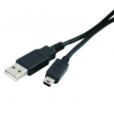 Кабель USB 2.0 AM - miniUSB (5P), 1.8 м, черный, Atcom, ферритовый фильтр (3794)
