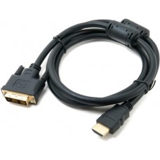 Кабель HDMI (M) - DVI-D (M, 24-pin), 1.8 м, черный, Atcom (3808)