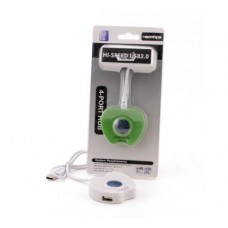 Хаб USB Atcom TD1031, черный, USB 2.0 - 4xUSB 2.0, кабель 12 см (10720) Хаб USB Atcom TD1031, черный, USB 2.0 - 4xUSB 2.0, кабель 12 см (10720)