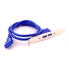 Планка расширения на заднюю панель Atcom, 2xUSB 3.0 (15259)