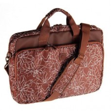 Сумка для ноутбука 16' Continent CC-032, Brownprints, рисунок, нейлон/полиэстер, 38 x 27.5 x 4 см