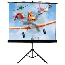 Экран мобильный с треногой Walfix SNT-4 диагональ 120', габариты 240 х 180 см, соотношение сторон 4:3, виниловое матовое полотно