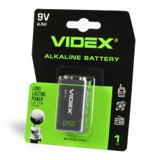 Крона щелочная (6LR61), Videx Excellent!, 1 шт, 9V, Blister