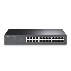 Коммутатор TP-LINK TL-SF1024D, 24x10/100 Mb/s, металлический корпус, неуправляемый