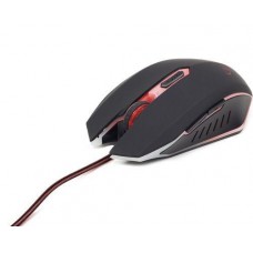 Мышь Gembird MUSG-001-R Red, Optical, USB, 2400 dpi, Gaming
