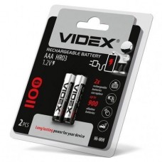 Аккумулятор AAA, 1100 mAh, Videx, 2 шт, 1.2V, Blister Аккумулятор AAA, 1100 mAh, Videx, 2 шт, 1.2V, Blister