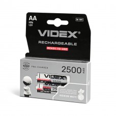 Аккумулятор AA, 2500 mAh, Videx, 2 шт, 1.2V, Blister
