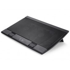 Подставка для ноутбука до 17' DeepCool Wind Pal FS, черный, 2x14 см вентиляторы (21.5/26.5 dB, 700/1200 rpm), алюминиевая сетка,