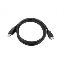 Кабель DisplayPort (M) - HDMI (M), 1 м, черный, Cablexpert (CC-DP-HDMI-1M)