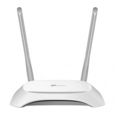 Роутер TP-LINK TL-WR840N, Wi-Fi 802.11b/g/n, до 300 Mb/s, 2.4GHz, 4 LAN 10/100 Mb/s, RJ45 10/100Mb/s (FE), 2 внешние несъемные