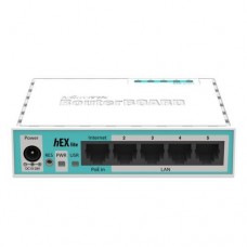 Роутер MikroTik hEX lite (RB750r2), 5 LAN 10/100Mb