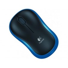 Мышь Logitech M185, синий/черный, USB, беспроводная, оптическая, 1000 dpi, 3 кнопки, 1xAA (910-002236)
