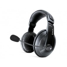 Наушники REAL-EL GD-750MV, черный наушники с микрофоном (кожаные) Джек 3,5мм (GD-750MV)