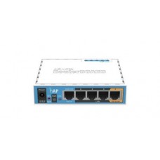 Роутер MikroTik RouterBOARD RB951Ui-2nD (hAP), белый, WiFi (2.4GHz до 300 MB/s), 4xLan (1xPoE)/ 1xWan / 1xUSB2.0, 2