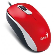 Мышь Genius DX-110, Red, USB, оптическая, 1000 dpi, 3 кнопки, 1.5 м