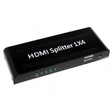 Разветвитель HDMI сигнала, Atcom, черный, на 4 порта HDMI V1.4, до 25 м (15190)