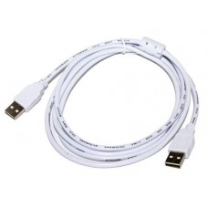 Кабель USB 2.0 AM - USB AM, 1.8 м, белый, Atcom (16614)