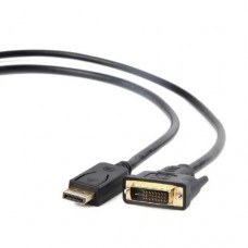Кабель DisplayPort (M) - DVI-D (M), 1.8 м, черный, Cablexpert (CC-DPM-DVIM-6)