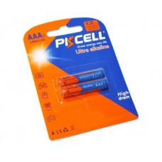 Батарейка AAA (LR03), щелочная, PKCELL Ultra, 2 шт, 1.5V, Blister (LR03-2B)