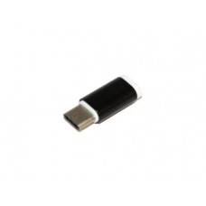 Переходник Type-C (M) - microUSB 2.0 (F), черный, Atcom (8101)