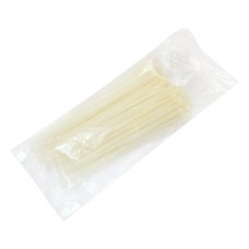 Стяжки для кабеля, 140 мм х 2.5 мм, 100 шт, белые