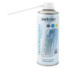 Воздух чистящий Patron для выдувания пыли, баллон, 400 мл (F3-020)