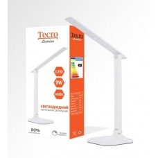 Настольная LED лампа, Tecro LUMINO, 9W, 4100K, белый, 500Lm, длина кабеля 1.5м (LUMINO)