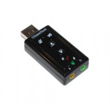Звуковая карта USB 2.0, 7.1, Dynamode C-Media 108, 90 дБ, Xear 3D, Blister (USB-SOUND7)
