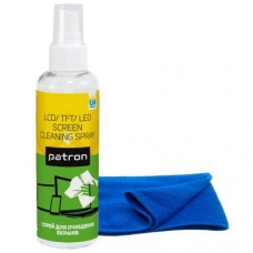 Набор чистящий Patron для экранов: спрей 100 мл, микроволокно 20 х 20 см (F3-017) Набор чистящий Patron для экранов: спрей 100 мл, микроволокно 20 х 20 см (F3-017)