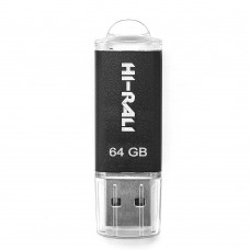 Флеш накопитель USB 64Gb Hi-Rali Rocket, черный, USB 2.0 (HI-64GBVCBK) Флеш накопитель USB 64Gb Hi-Rali Rocket, черный, USB 2.0 (HI-64GBVCBK)