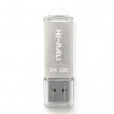 Флеш накопитель USB 64Gb Hi-Rali Rocket, серебристый, USB 2.0 (HI-64GBVCSL) Флеш накопитель USB 64Gb Hi-Rali Rocket, серебристый, USB 2.0 (HI-64GBVCSL)