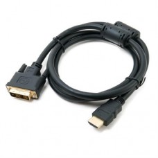Кабель HDMI (M) - DVI-D (M, 24-pin), 1.5 м, черный, Extradigital (KBH1684)