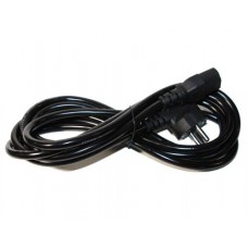 Кабель питания от сети PC-186, черный, 3 м, Atcom, CEE 7/7 - IEC C13, 3x1 мм? (14368)