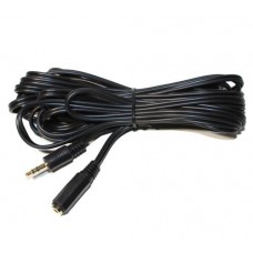 Кабель-удлинитель звуковий, 3.5 мм (F) - 3.5 мм (M), 5 м, черный, Cablexpert (CCA-421S-5M)