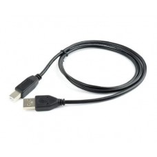 Кабель USB 2.0 AM - USB BM, 1 м, черный, Cablexpert (CCP-USB2-AMBM-1M)