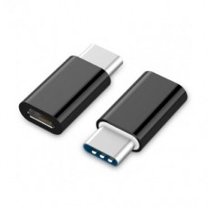Переходник Type-C (M) - microUSB 2.0 (F), черный, Cablexpert (A-USB2-CMMF-01)